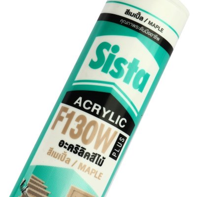 ยาแนวอะคริลิค พลัส SISTA รุ่น F130W 300 มล. (สีเมเปิ้ล)