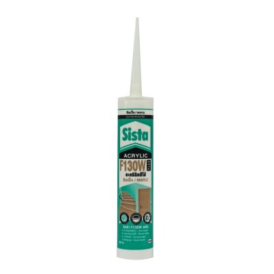 ยาแนวอะคริลิค พลัส SISTA รุ่น F130W 300 มล. (สีเมเปิ้ล)