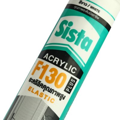 ยาแนวอะคริลิค พลัส SISTA รุ่น F130 300 มล. (สีขาว)