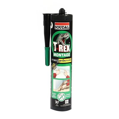 กาวตะปูสูตรน้ำ SOUDAL T-REX MONTAGE SUPER 350 กรัม