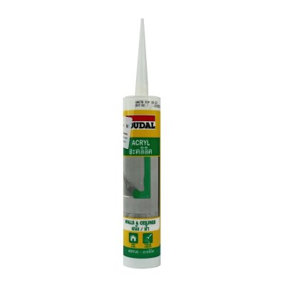 ยาแนวอะคริลิก สีขาว SOUDAL 450 กรัม รุ่น S601-0070