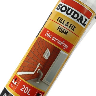 โฟมอุดรอยรั่วพียูโฟม ฟิลล์แอนด์ฟิกซ์ SOUDAL รุ่น S601-0005 (500ML)