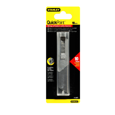 11-301T ใบมีดคัตเตอร์ 18 มม. 10ใบ/แพ็ค