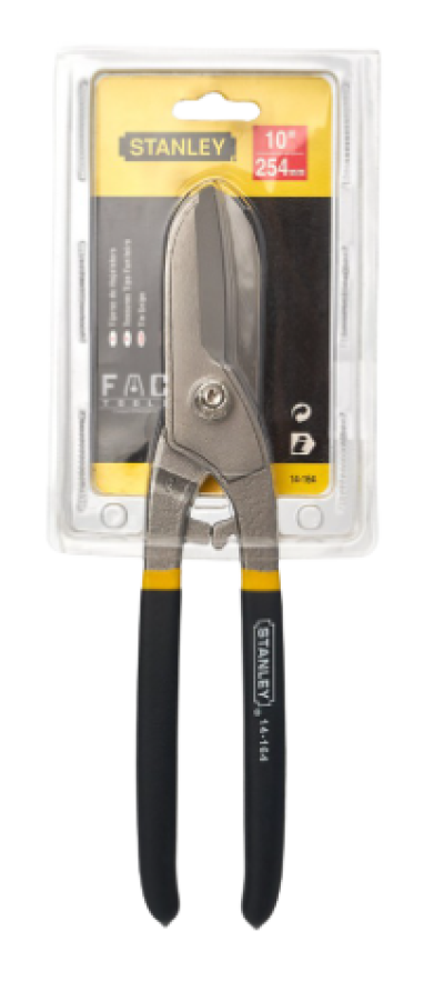 กรรไกรตัดเหล็ก/แสตนเลส ขนาด10" รุ่น 14-164 (ตัดตรง) Stanley