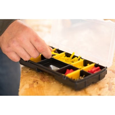 กล่องจัดเก็บอุปกรณ์ (Organizer) STANLEY 10 ช่อง ขนาด 9 นิ้ว รุ่น STST81679-1