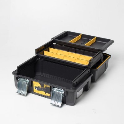 กล่องเครื่องมือถาด 2 ชั้น กันน้ำ STANLEY ขนาด 18 นิ้ว รุ่น 71-219
