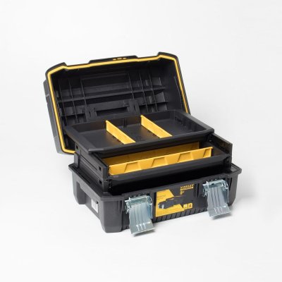 กล่องเครื่องมือถาด 2 ชั้น กันน้ำ STANLEY ขนาด 18 นิ้ว รุ่น 71-219