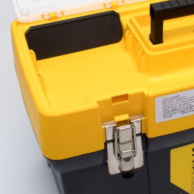 กล่องเครื่องมือฝาใส STANLEY พร้อมช่องอุปกรณ์ 19" รุ่น 93-285