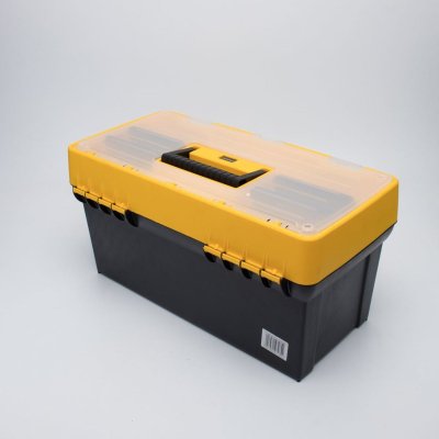 กล่องเครื่องมือฝาใส STANLEY พร้อมช่องอุปกรณ์ 19" รุ่น 93-285