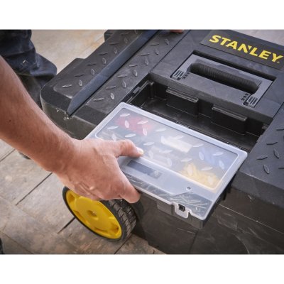 กล่องเครื่องมือล้อลาก STANLEY มีก้านจับ รุ่น 1-97-503