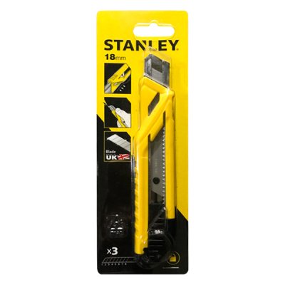 คัตเตอร์ Stanley 18 มม. #10-265 ด้ามเอบีเอส แบบออโต้ล็อค รุ่น Professional