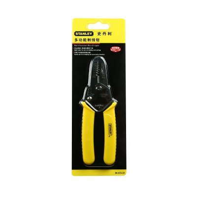 คีมปอกสายไฟ ขนาด STANLEY 0.6-2.6 มม. รุ่น 84-475-22