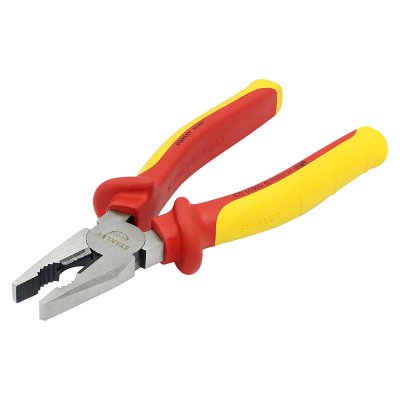 คีมปากจิ้งจกหุ้มฉนวนกันไฟฟ้า Stanley 8 นิ้ว รุ่น 84-002