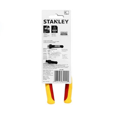 คีมปากตรง/จิ้งจก หุ้มฉนวน STANLEY รุ่น 84-000 (165 มม./185 มม./200 มม.)