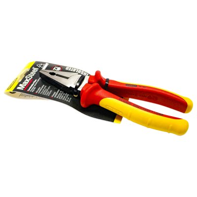 คีมปากตรงหุ้มฉนวนกันไฟฟ้า Stanley 7″ #84-001