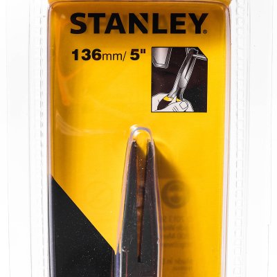 คีมปากแบน ด้ามหุ้มยาง STANLEY 5" รุ่น STHT84122-8