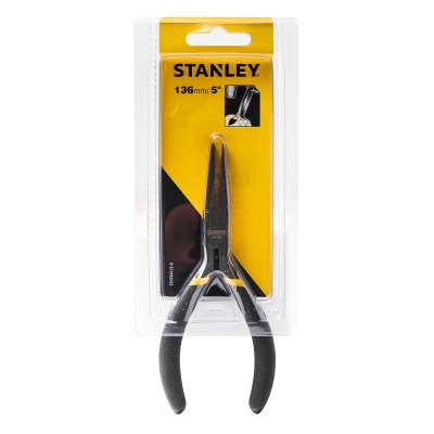คีมปากแบน ด้ามหุ้มยาง STANLEY 5" รุ่น STHT84122-8