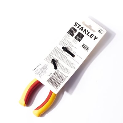 คีมปากแหลม หุ้มฉนวนไฟฟ้า STANLEY รุ่น 84-006 (160 มม./210 มม.)