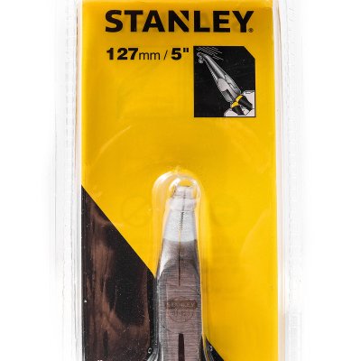 คีมปากแหลมปลายงอ STANLEY 5" รุ่น STHT84126-8