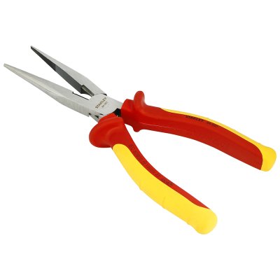 คีมปากแหลมหุ้มฉนวนกันไฟฟ้า Stanley 8 นิ้ว รุ่น 84-007