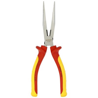 คีมปากแหลมหุ้มฉนวนกันไฟฟ้า Stanley 8 นิ้ว รุ่น 84-007