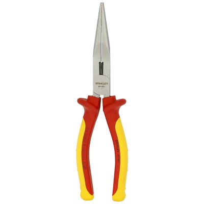 คีมปากแหลมหุ้มฉนวนกันไฟฟ้า Stanley 8 นิ้ว รุ่น 84-007
