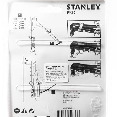 คีมย้ำรีเวทรุ่นงานหนัก 4 หัว STANLEY รุ่น STHT69800