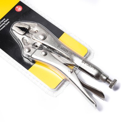 คีมล็อคมาตรฐาน ปากโค้ง STANLEY 5"/7"