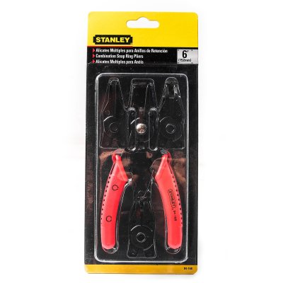 คีมหนีบ/ถ่างแหวน แบบผสม STANLEY 6" รุ่น 84-168