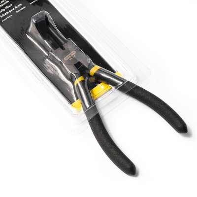 คีมหนีบแหวน ปากงอ STANLEY 7" รุ่น STHT84274-8