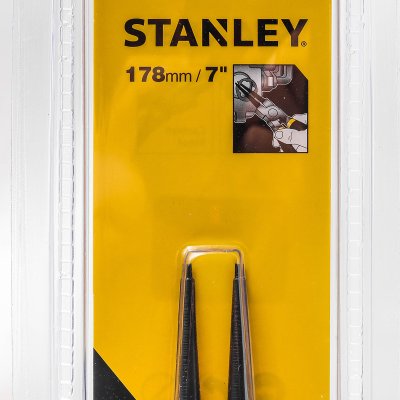 คีมหนีบแหวน ปากตรง STANLEY 7" รุ่น STHT84273-8