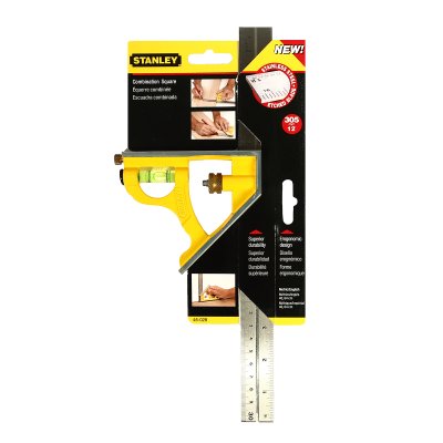 ฉากแบบผสมพร้อมลูกน้ำ STANLEY 12 นิ้ว รุ่น 46-028