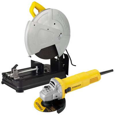 ชุดคอมโบเซท แท่นตัดไฟเบอร์ Stanley 14 นิ้ว SSC22V และ เครื่องเจียร 4 นิ้ว SG6100A รุ่น SSC22VG-B1