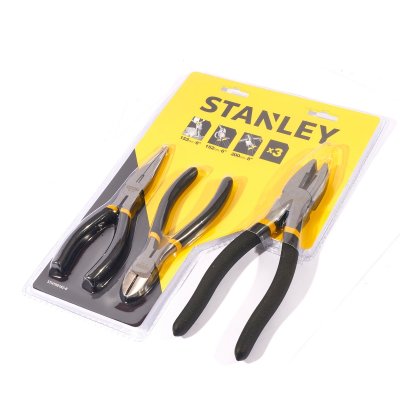 ชุดคีม 3 ชิ้น ปากตรง/ตัด/แหลม STANLEY รุ่น STHT90162-8