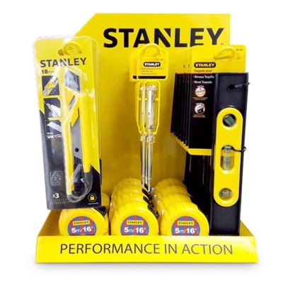 ชุดชั้นโชว์ พร้อมเครื่องมือ 4 รายการ STANLEY รุ่น S351-11110