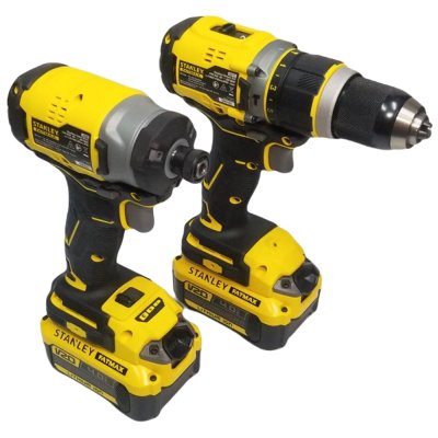 ชุดดสว่านกระแทกและไขควงกระแทกไร้สาย Stanley 20V รุ่น SBDI469M2T-B1