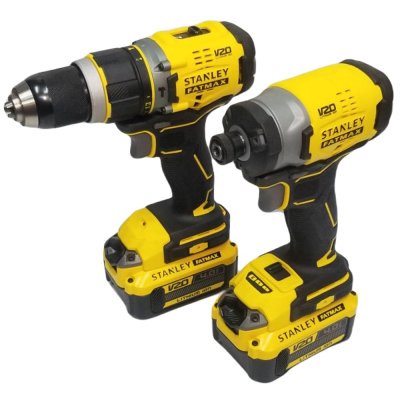 ชุดดสว่านกระแทกและไขควงกระแทกไร้สาย Stanley 20V รุ่น SBDI469M2T-B1