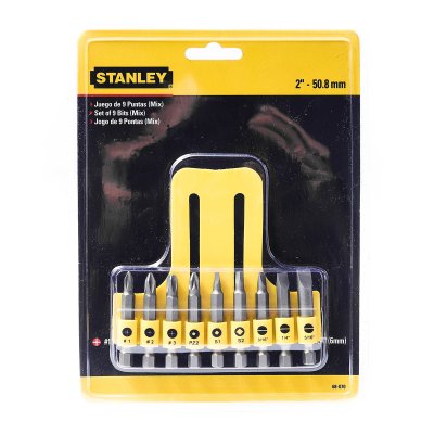 ชุดดอกไขควง 9 ชิ้น STANLEY รุ่น 68-070-23