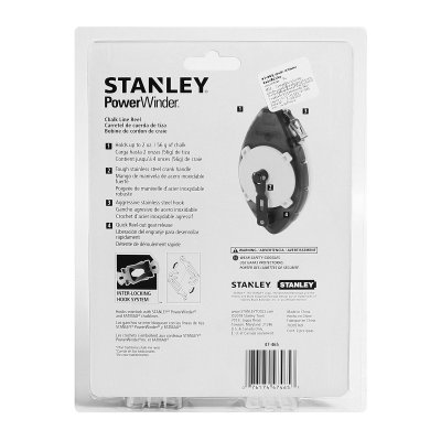 ชุดบักเต้าตีเส้น พร้อมลูกดิ่งและชอล์ก 30M สีแดง STANLEY รุ่น 47-465