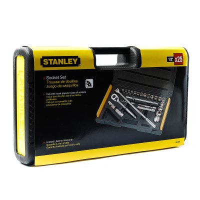 ชุดบ็อกซ์ 6PT STANLEY 1/2" 25 ชิ้น 10-32 มม. รุ่น 86-589