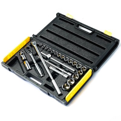 ชุดบ็อกซ์ 6PT STANLEY 1/2" 25 ชิ้น 10-32 มม. รุ่น 86-589