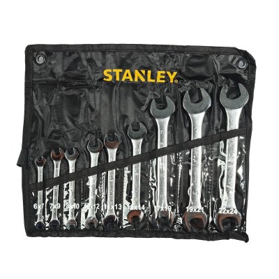 ชุดประแจปากตาย STANLEY 9 ชิ้น ขนาด 6x7-22x24 มม. รุ่น CWB