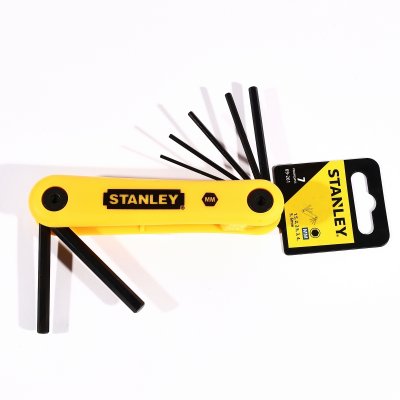 ชุดประแจพับหกเหลี่ยม 7 ชิ้น (1.5-6มม.) STANLEY รุ่น 69-261