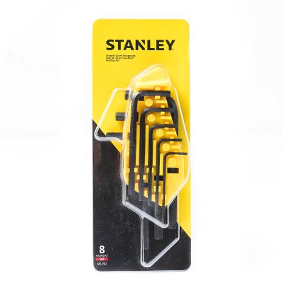 ชุดประแจหกเหลี่ยมก้านสั้น 8 ชิ้น STANLEY รุ่น 69-252-22