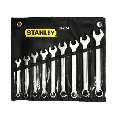 ชุดประแจแหวนข้าง STANLEY 9 ชิ้น 8-17 มม. รุ่น 87-034-1
