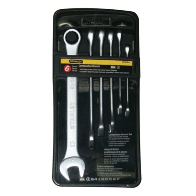 ชุดประแจแหวนข้างปากตาย STANLEY 6 ชิ้น รุ่น 87-013