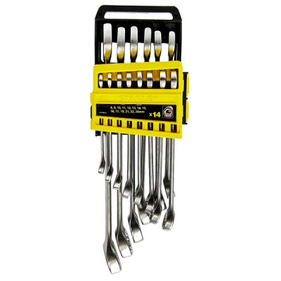 ชุดประแจแหวนข้างปากตายข้าง Stanley 14 ชิ้น/ชุด #STMT78092-8