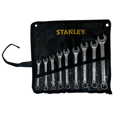 ชุดประแจแหวนข้างปากตายข้าง Stanley 9 ชิ้น/ชุด #STMT80941-8