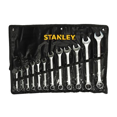 ชุดประแจแหวนข้างฯ STANLEY 12ชิ้น 6-24มม ซองผ้า รุ่น CWB