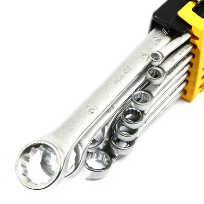 ชุดประแจแหวนข้างฯ STANLEY 12ชิ้น 6-24มม แพคPVC รุ่น CWB